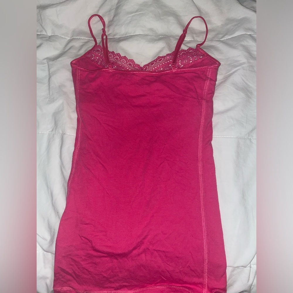 Aeropostale Fuchsia Lace Camisole - Picture 4 of 4
